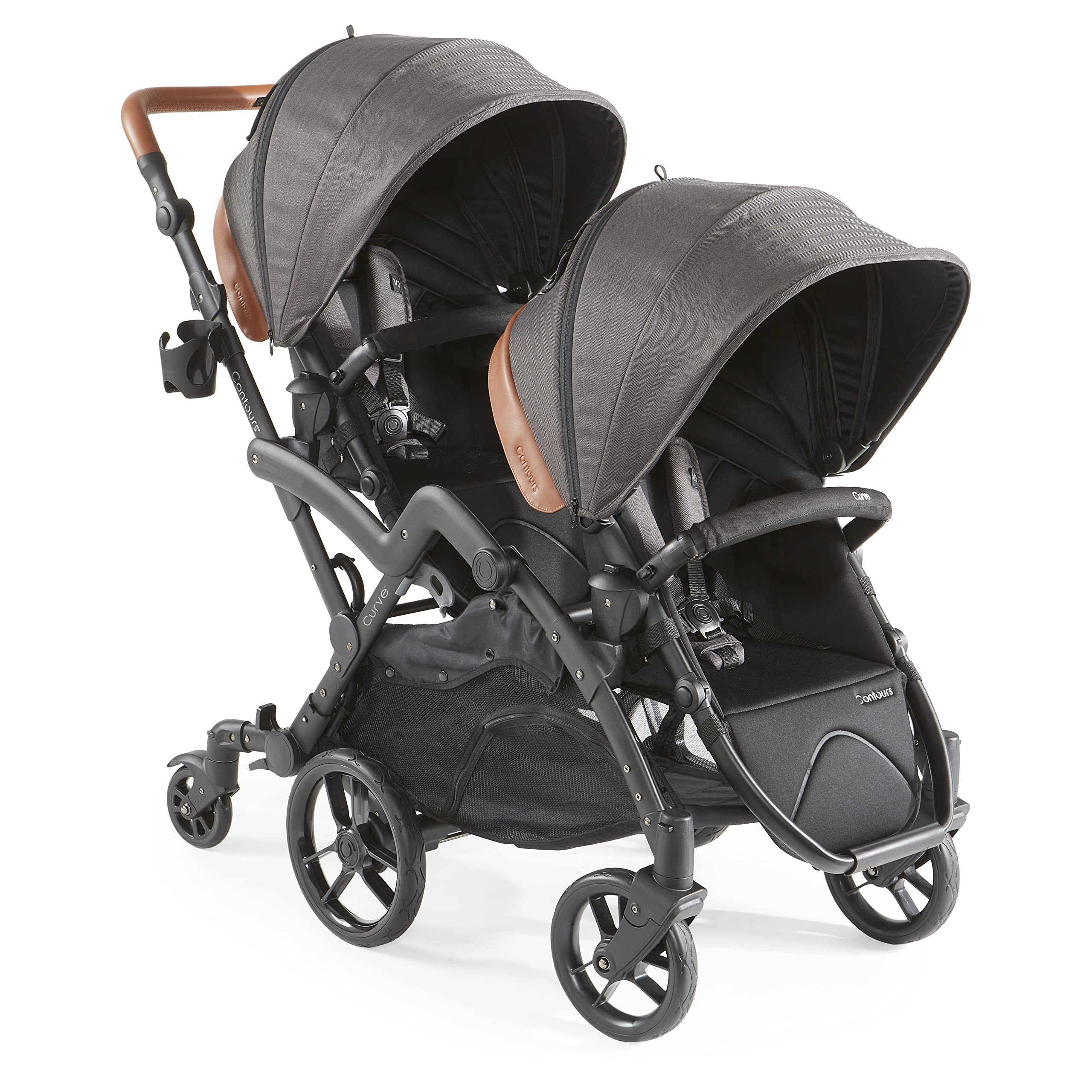 Contours Tandem-Geschwisterkinderwagen, umbaubar
