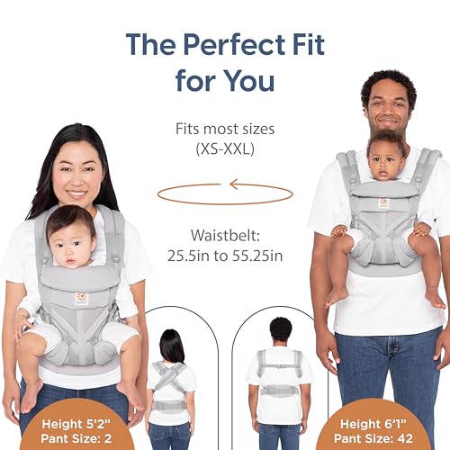 Ergobaby Omni 360 Cool Air Mesh Babytrage, Mitternachtsblau