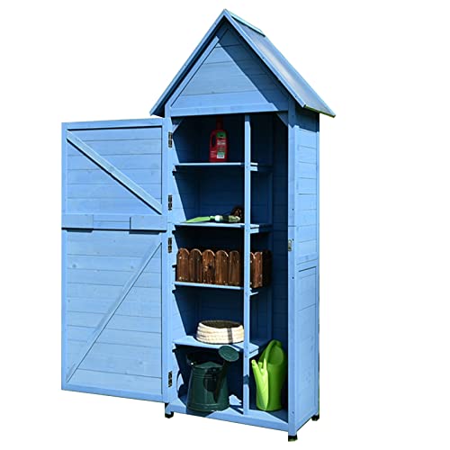 Garten-Werkzeugschrank aus Holz, wetterfest, 178 cm