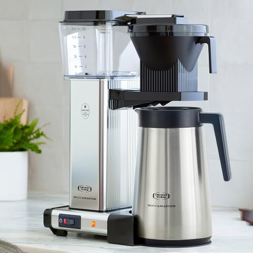 Moccamaster KBGT 741 Filterkaffeemaschine, Aluminium