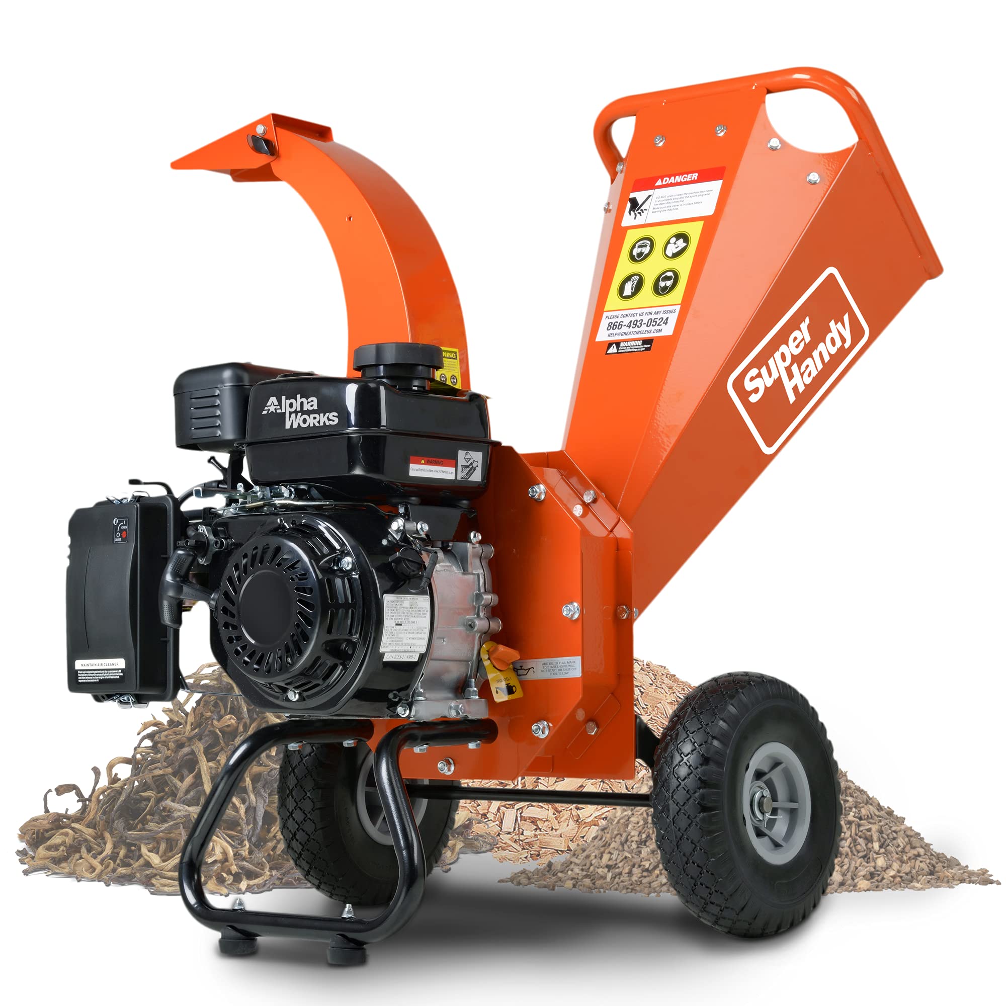 SuperHandy Gartenhäcksler mit Mulchfunktion