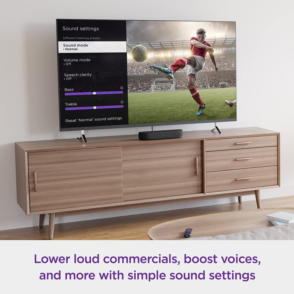 4K HDR Streaming Device & Premium Roku Soundbar