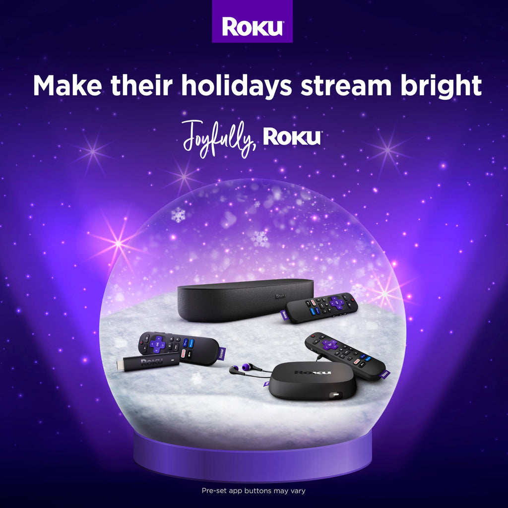 4K HDR Streaming Device & Premium Roku Soundbar