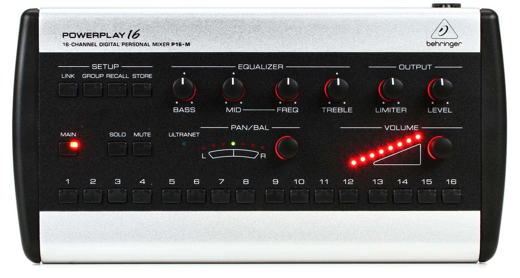 Behringer Powerplay P16-M 16-Kanal Digital-Personal-Mixer