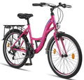 Licorne Bike Stella Cityfahrrad, 21-Gang, verschiedene Größen