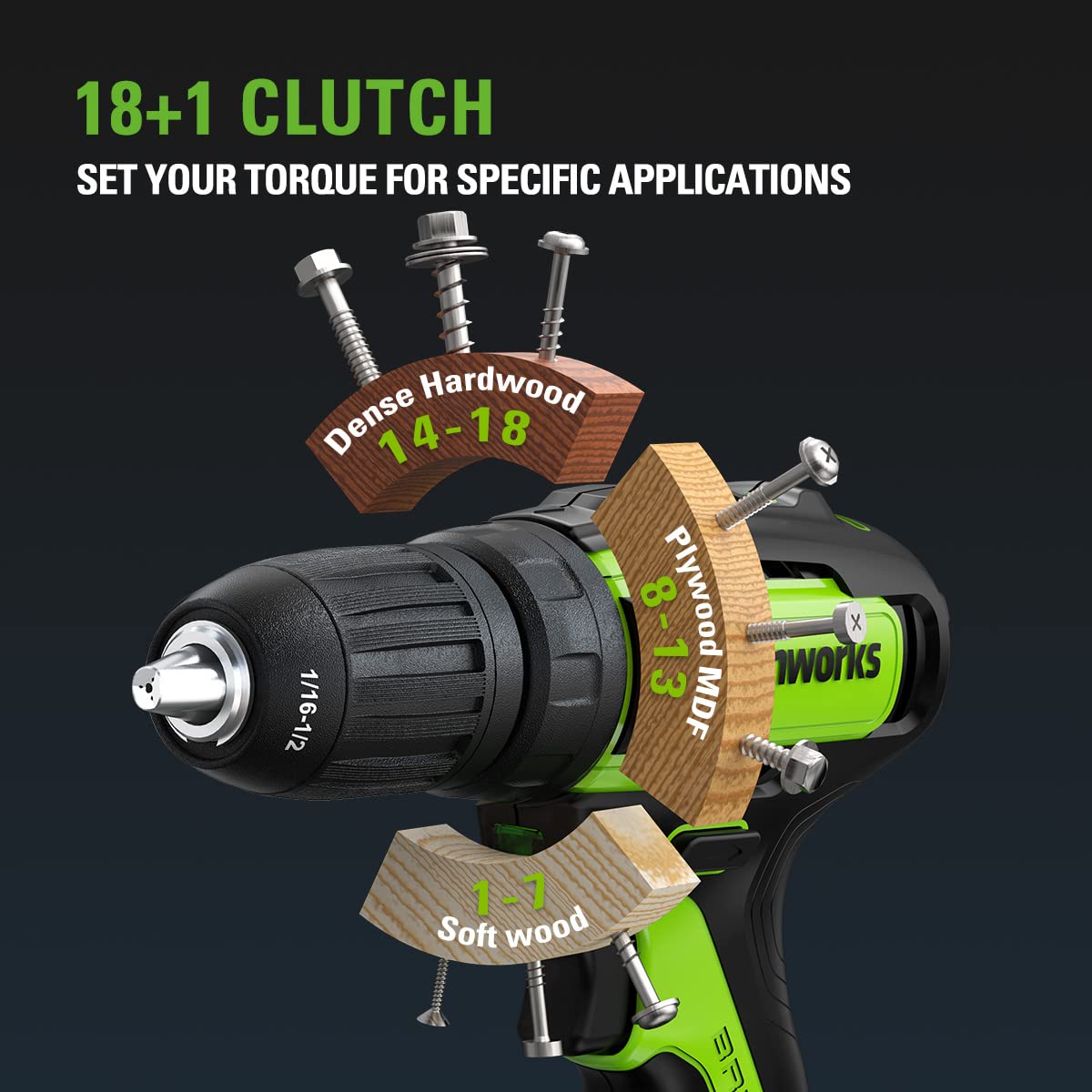 Greenworks 24V Akku-Bohrschrauber & Schlagschrauber Set
