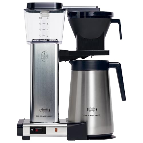 Moccamaster KBGT 741 Filterkaffeemaschine, Aluminium