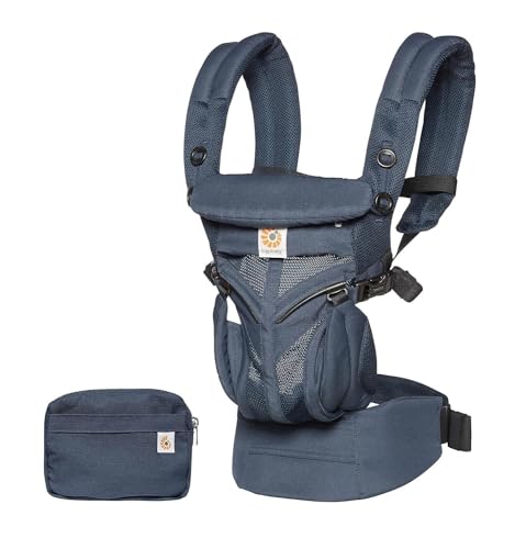 Ergobaby Omni 360 Cool Air Mesh Babytrage, Mitternachtsblau