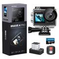 AKASO Brave 4 Pro Action Cam, 4K, inkl. Zubehör
